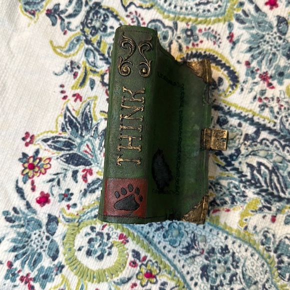 Boyds Bear & Friends Folkstones Library Book Think - Picture 1 of 5